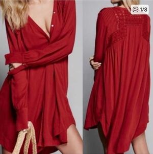 Free People Oversized Courtney's Victorian Top